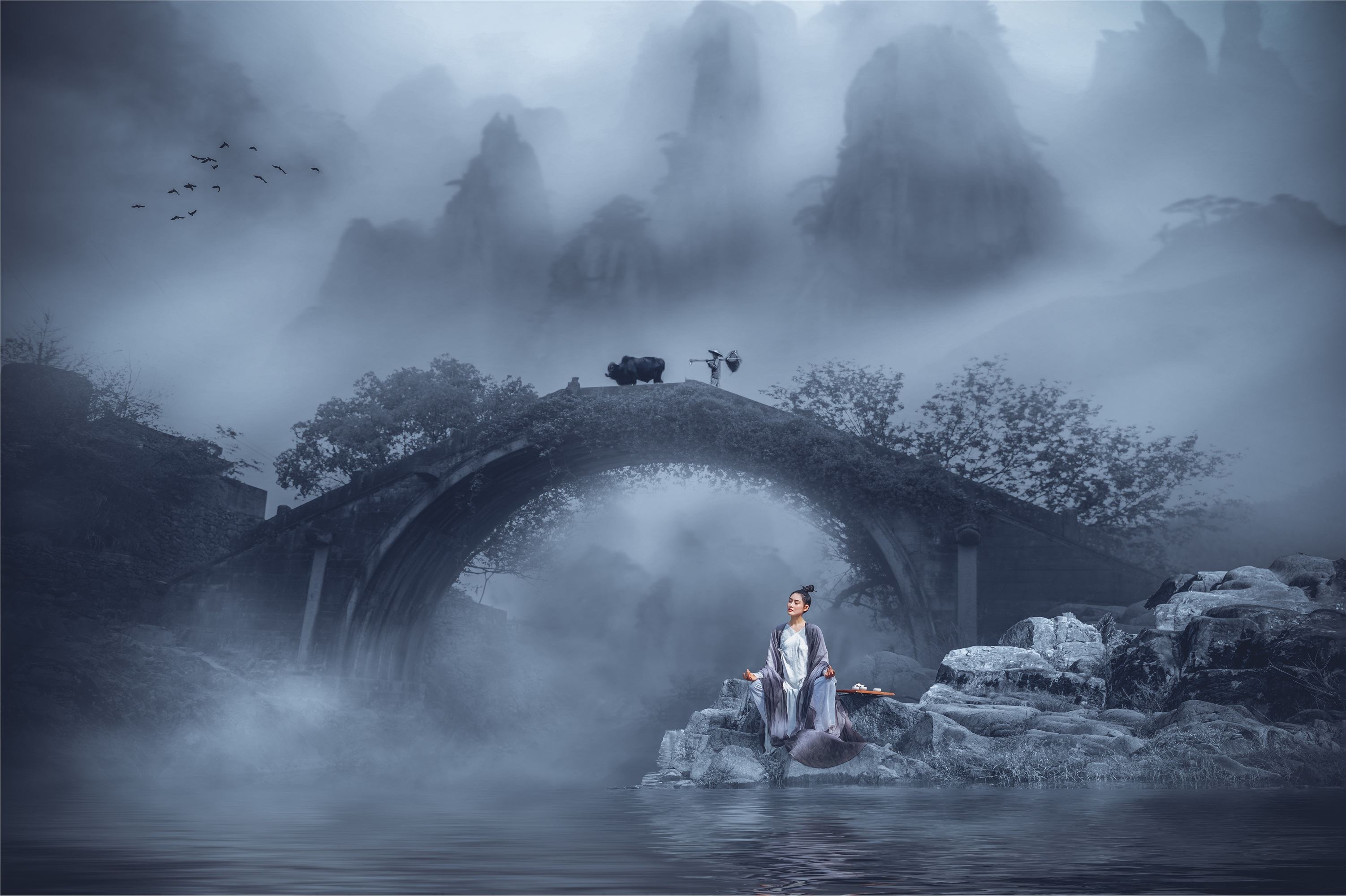 YITUYU艺图语 2021.08.06 水清酿酒，墨浅弄云 敏敏